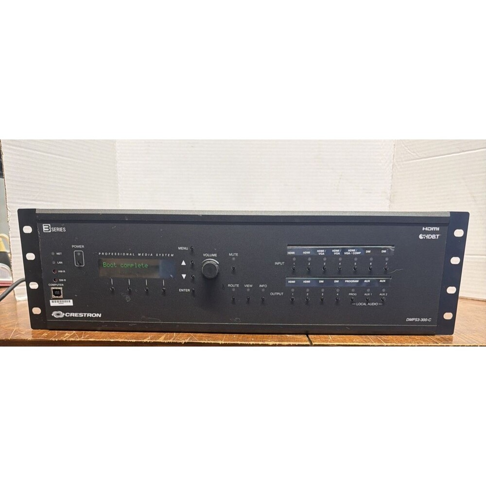 Crestron 3 Series DMPS3-300-C W/RACK EARS (TESTED)